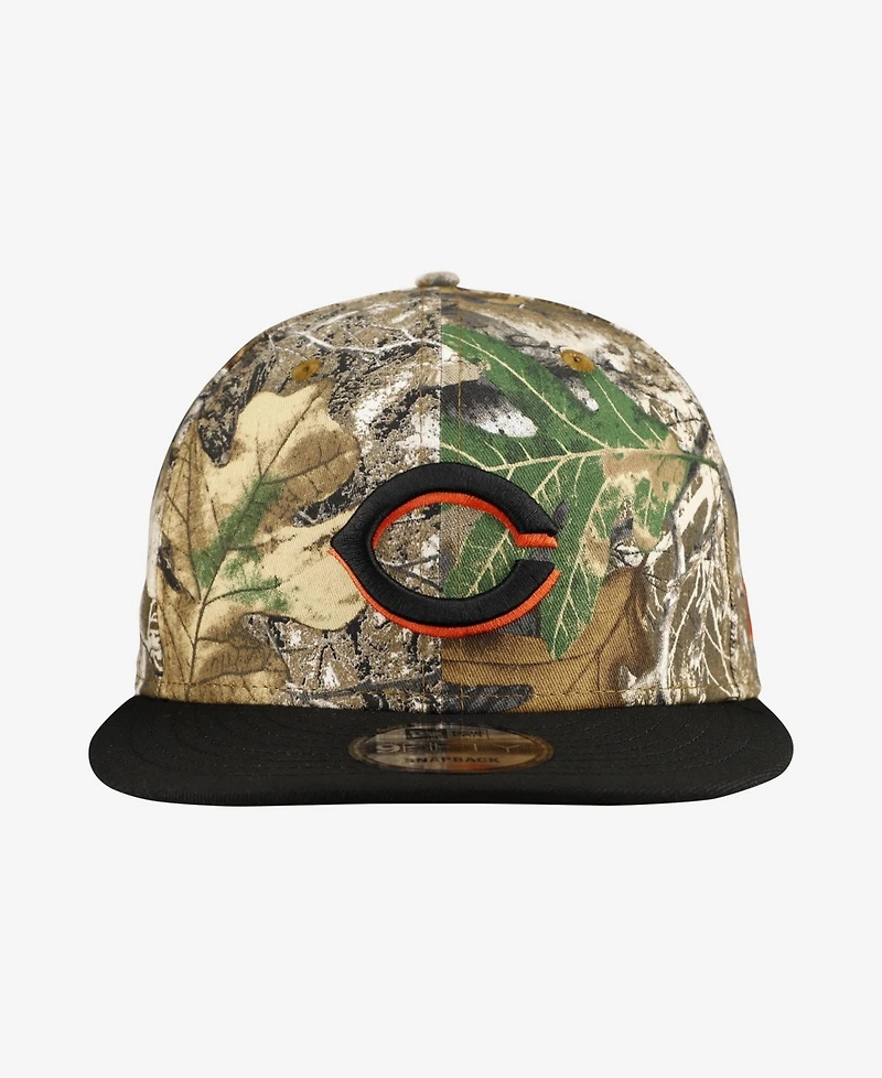 New Era Men's Camo Cincinnati Reds Realtree Orange Pop 9FIFTY Snapback Hat