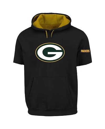 Fanatics Men's Black Green Bay Packers Big & Tall Fleece Pullover Hoodie