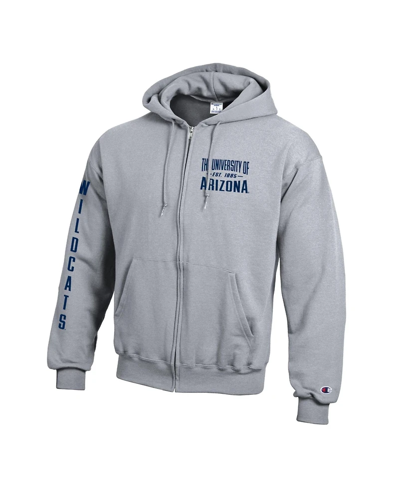 Champion Men's Arizona Wildcats Varsity Powerblend Full-Zip Fleece Hoodie