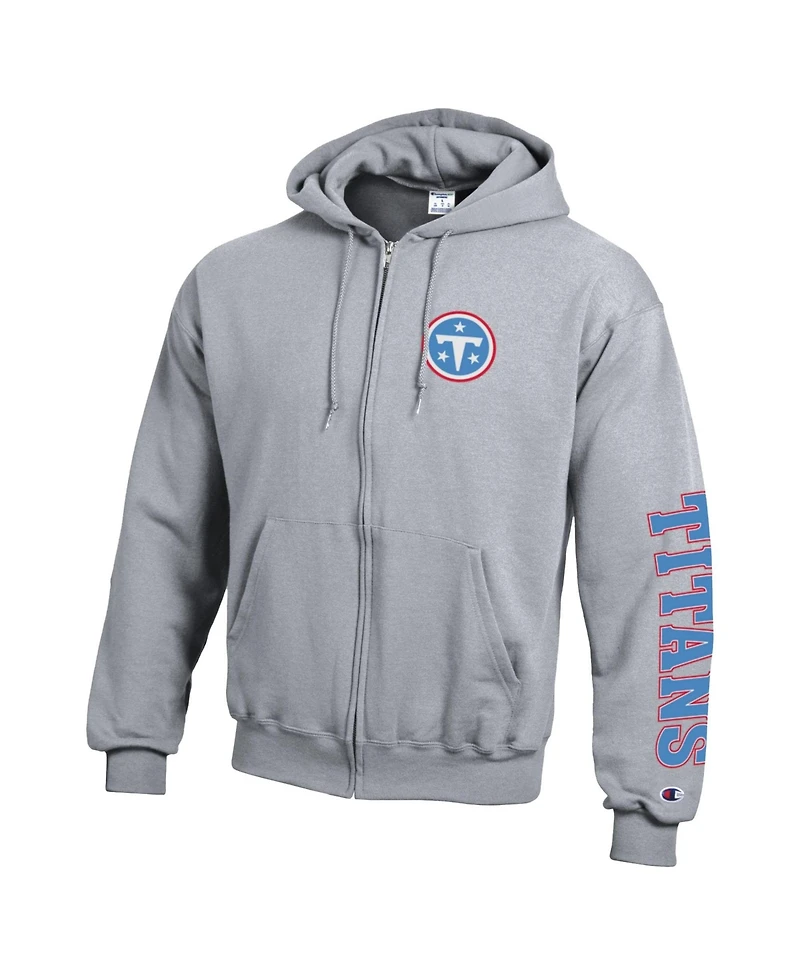 Champion Men's Tennessee Titans Fleece Full-Zip Hoodie