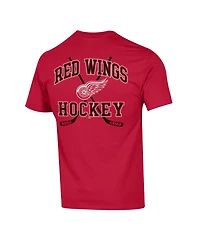Champion Men's Detroit Red Wings Stick With It Oversized-Graphic T-Shirt