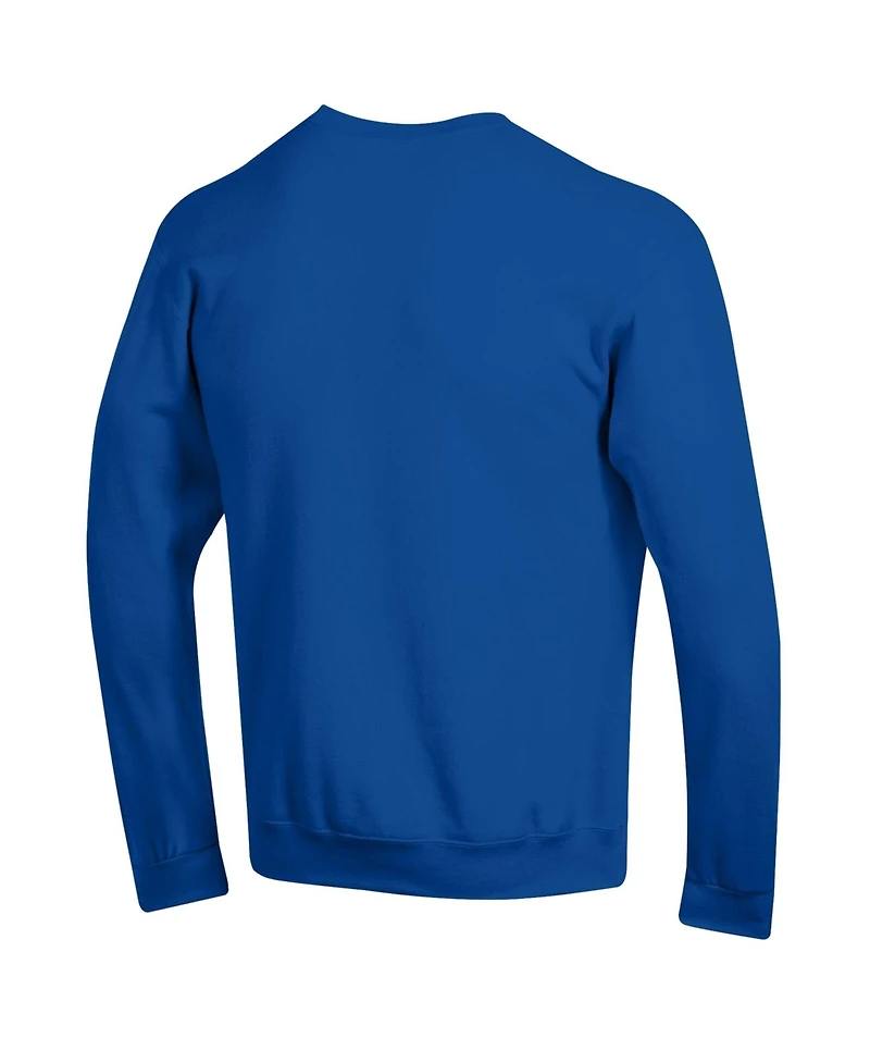 Champion Men's New York Mets Powerblend Wordmark Crewneck Sweatshirt