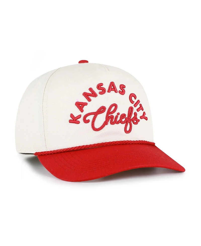 '47 Brand Women's Natural Kansas City Chiefs Rope Script Hitch Adjustable Hat