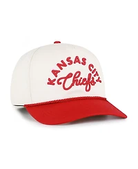 '47 Brand Women's Natural Kansas City Chiefs Rope Script Hitch Adjustable Hat