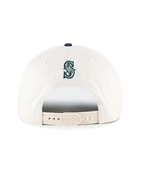 '47 Brand Men's Natural/Navy Seattle Mariners Rope Script Hitch Adjustable Hat