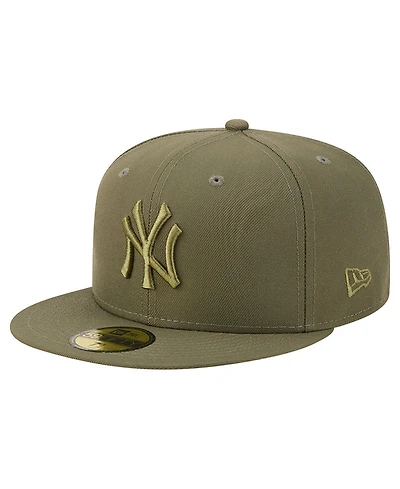New Era Men's Olive York Yankees Color Pack 59FIFTY Fitted Hat
