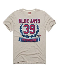 Homage Men's Toronto Blue Jays Trey Yesavage Wreath Rookie Graphic Tri-Blend T-Shirt