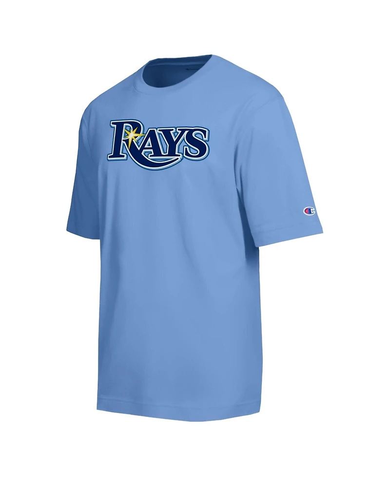 Champion Men's Tampa Bay Rays All Star Chenille Applique Dropped Shoulder T-Shirt