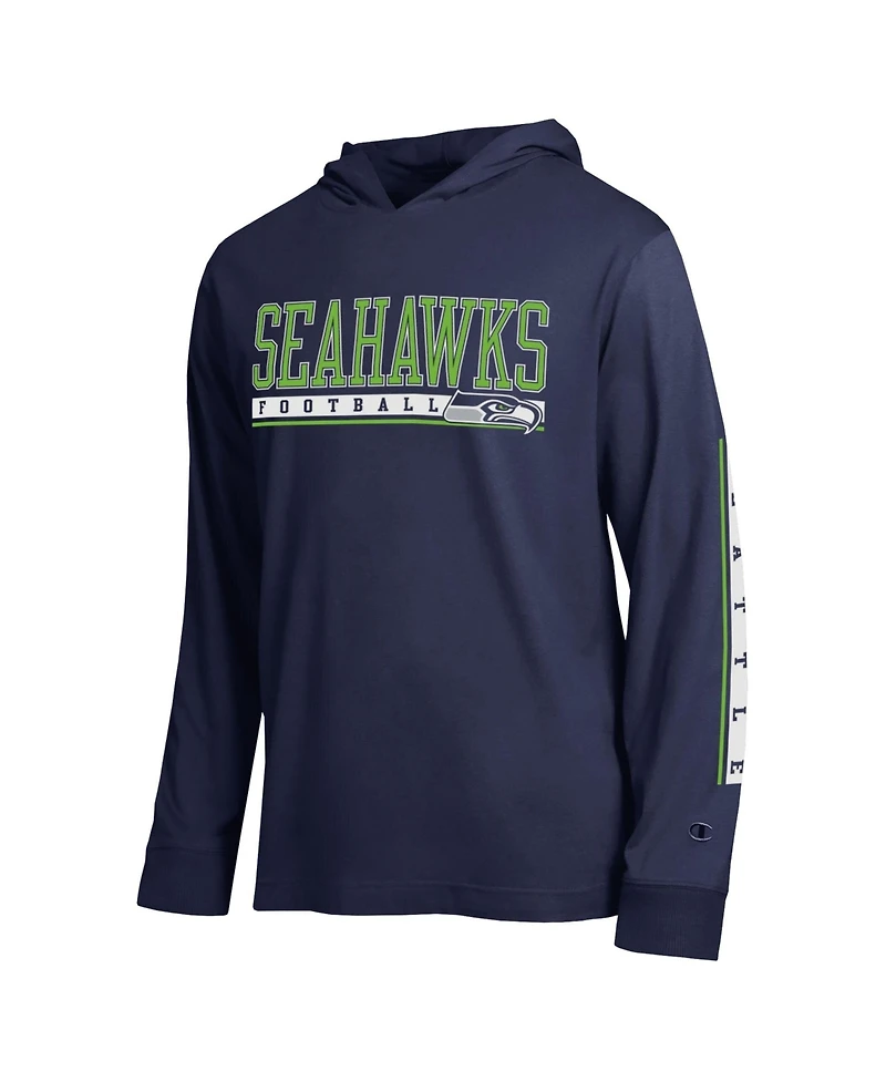 Champion Men's College Navy Seattle Seahawks All Star Hooded T-Shirt
