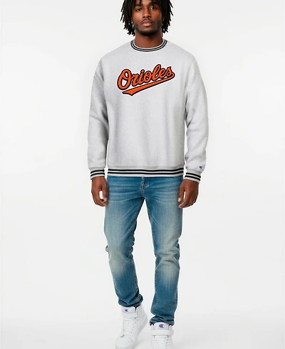 Champion Men's Baltimore Orioles Reverse Weave Crewneck Sweatshirt
