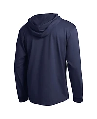 Champion Men's Detroit Tigers Hooded Long-Sleeve Relaxed Fit T-Shirt