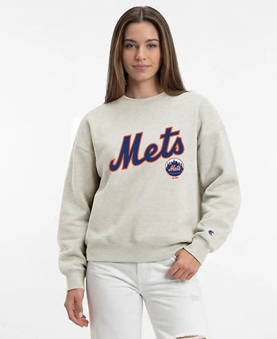Champion Women's Oatmeal New York Mets All-Star Sweatshirt