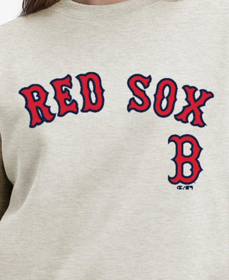 Champion Women's Oatmeal Boston Red Sox All-Star Sweatshirt