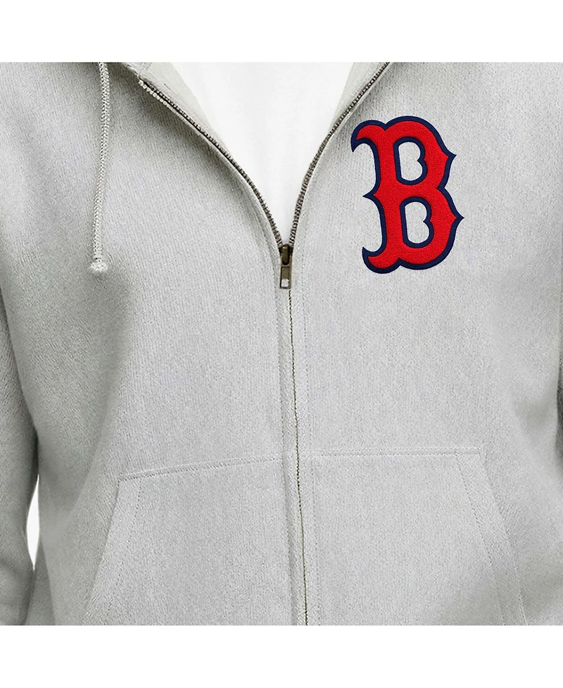 Champion Men's Boston Red Sox Reverse Weave Chenille Full-Zip Hoodie