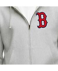 Champion Men's Boston Red Sox Reverse Weave Chenille Full-Zip Hoodie