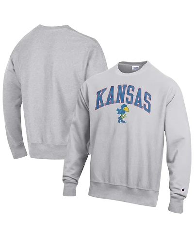 Champion Men's Kansas Jayhawks Reverse Weave Crewneck Sweatshirt