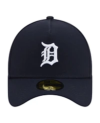 New Era Men's Navy Detroit Tigers A-Frame 59FORTY Fitted Hat