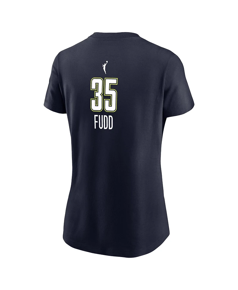 Nike Women's Dallas Wings Azzi Fudd Explorer Edition Printed Graphic Relaxed-Fit T-Shirt