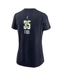 Nike Women's Dallas Wings Azzi Fudd Explorer Edition Printed Graphic Relaxed-Fit T-Shirt