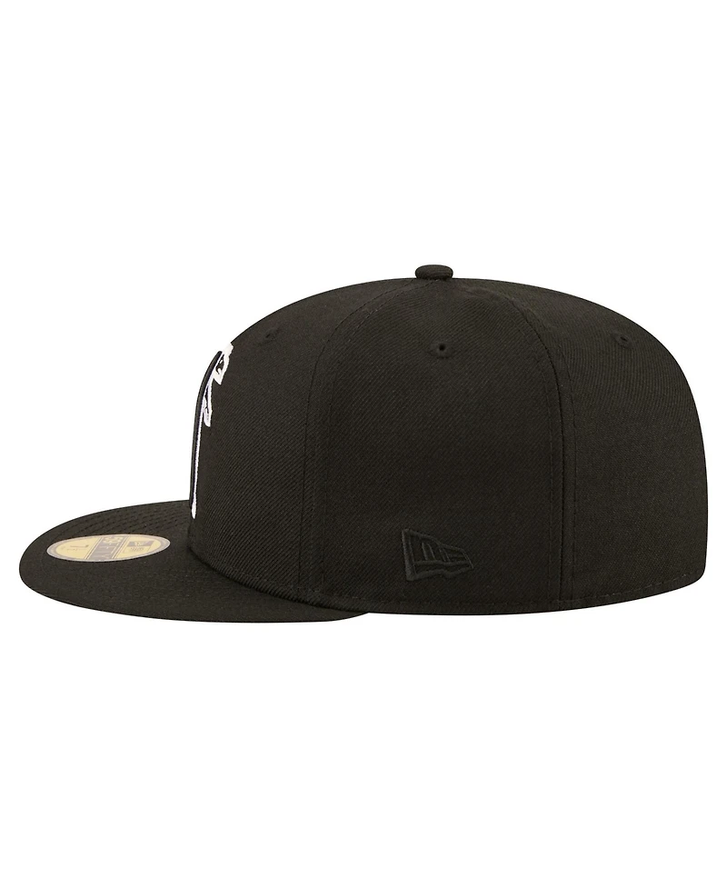 New Era Men's Black Atlanta Falcons 59FIFTY Fitted Hat