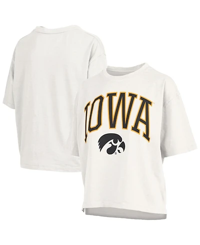 Pressbox Plus Iowa Hawkeyes Nelson Motley Crew Oversized Graphic Slub T-Shirt