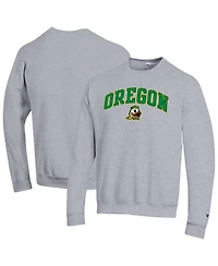 Champion Men's Oregon Ducks Arch Over Logo Crewneck Pullover Sweatshirt
