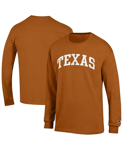 Champion Men's Texas Orange Longhorns Basic Arch Long Sleeve T-Shirt