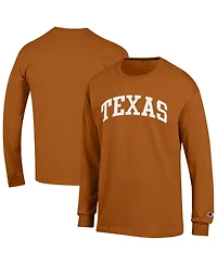 Champion Men's Texas Orange Longhorns Basic Arch Long Sleeve T-Shirt