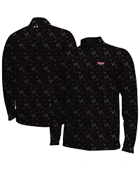 Under Armour Men's Black Maryland Terrapins Gameday Armourfuse Half-Zip Sweatshirt