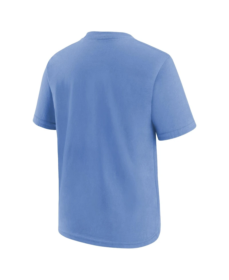 Nike Big Boys and Girls Light Blue St. Louis Cardinals Team Logo T-Shirt