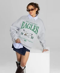 Gameday Couture Women's Philadelphia Eagles Instant Classic Oversized Dropped-Shoulder Sweatshirt