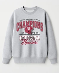 Gameday Couture Women's Indiana Hoosiers Legacy Play Oversized Drop-Shoulder Cotton-Blend Sweatshirt