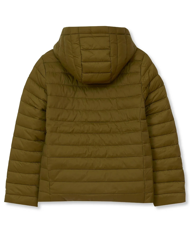 Lands' End Kids FeatherFree Insulated Hooded Packable Jacket