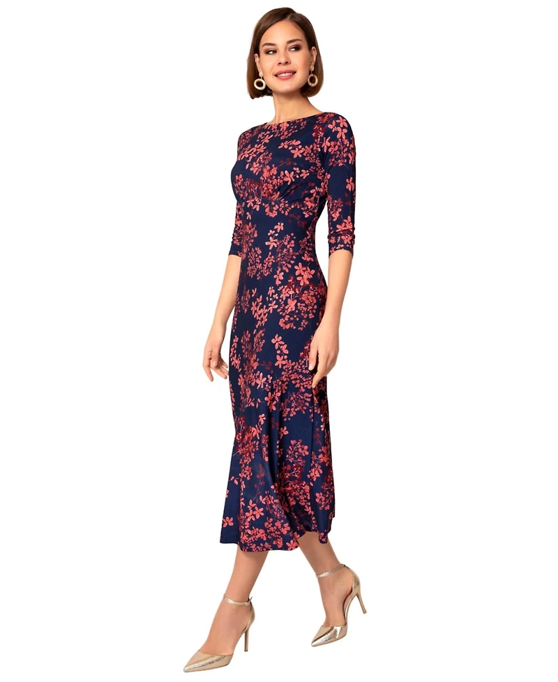 Alie Street London Women's Asymmetric Bias Cut Midi Dress