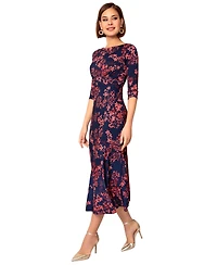 Alie Street London Women's Asymmetric Bias Cut Midi Dress