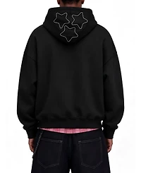 Aelfric Eden Men's Boxy Rhinestone Star Pullover Hoodie