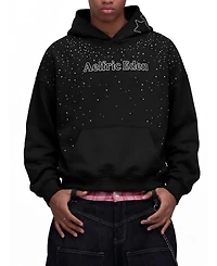 Aelfric Eden Men's Boxy Rhinestone Star Pullover Hoodie