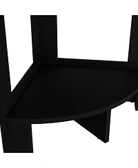 Fm Furniture Gisela Corner Shelf With Three Shelves