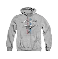 Mustang Men's Ford Stripes Graphic Kangaroo-Pocket Pullover Hoodie