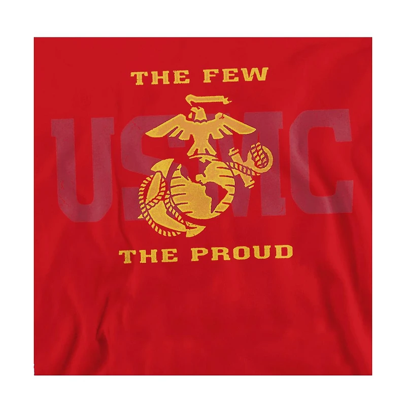 Us Marines Men's Long-Sleeve Graphic Crewneck Sweatshirt