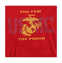Us Marines Men's Long-Sleeve Graphic Crewneck Sweatshirt
