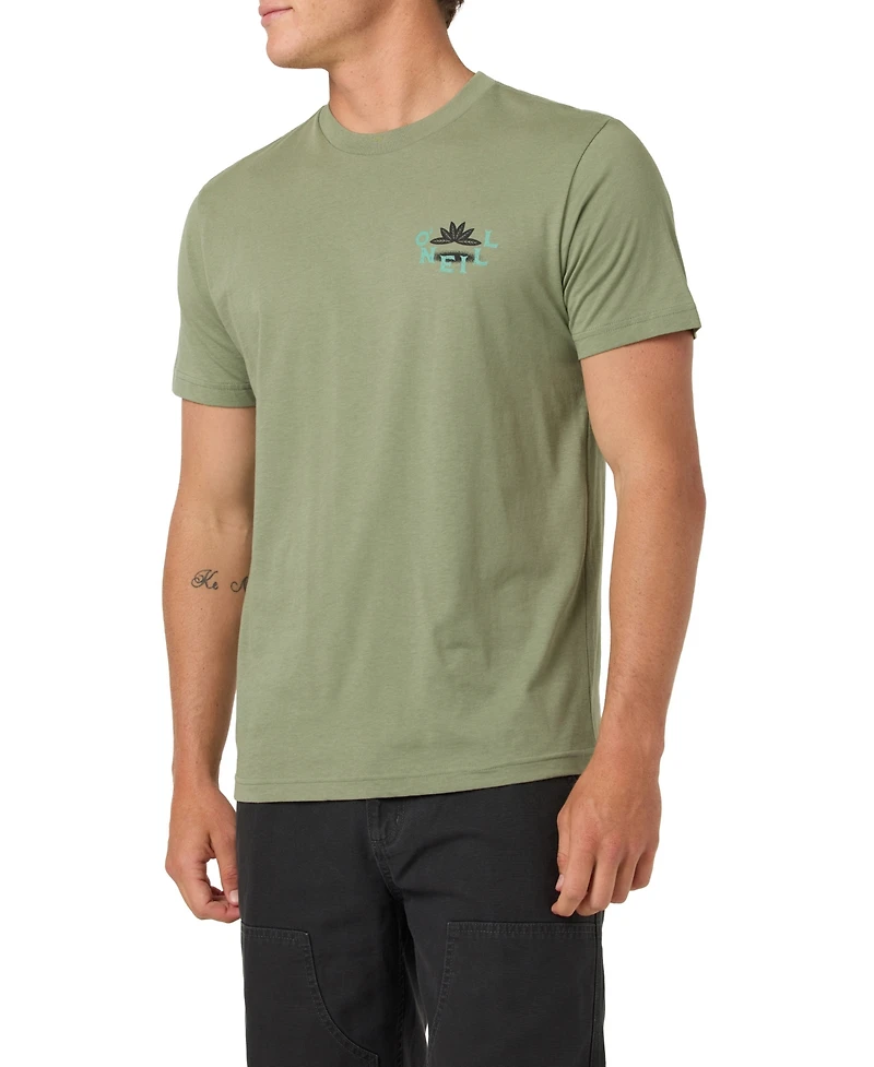 O'Neill Men's Calafate Graphic Crewneck Classic-Fit T-Shirt