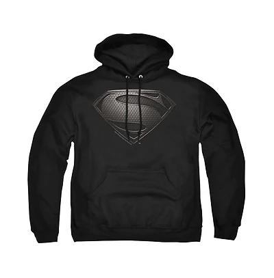 Superman Men's Man Of Steel Mos Desaturated Graphic Pull-Over Hoodie