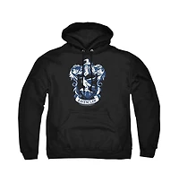 Harry Potter Men's Ravenclaw Crest Graphic Long-Sleeve Pull-Over Hoodie