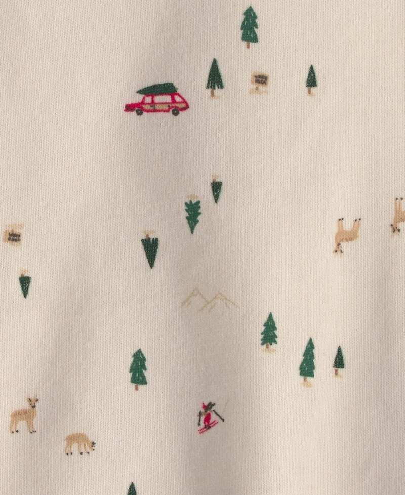 Carter's Baby Boys' Round Neck T-Shirt and Reindeer Sweater Overall, 2-Piece Set