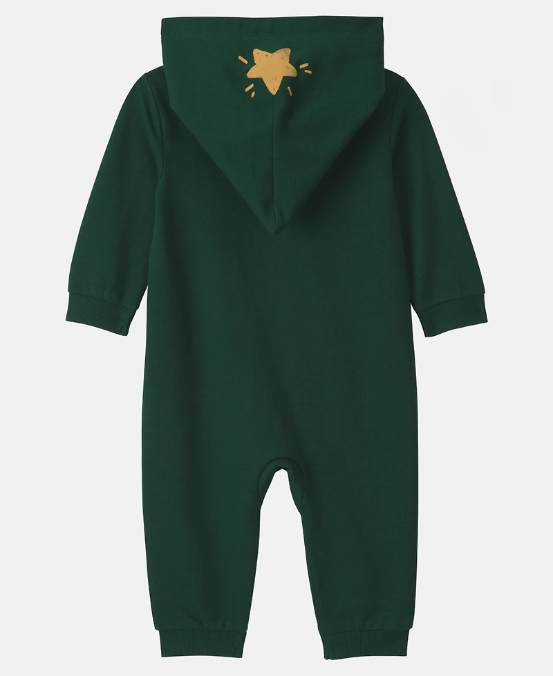 Carter's Baby Boys' and Girls' Christmas Tree French Terry Jumpsuit