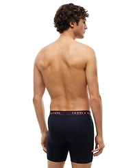 Tommy Hilfiger Men's Heritage Pique Soft Cotton-Modal Boxer Briefs, 3-Pack