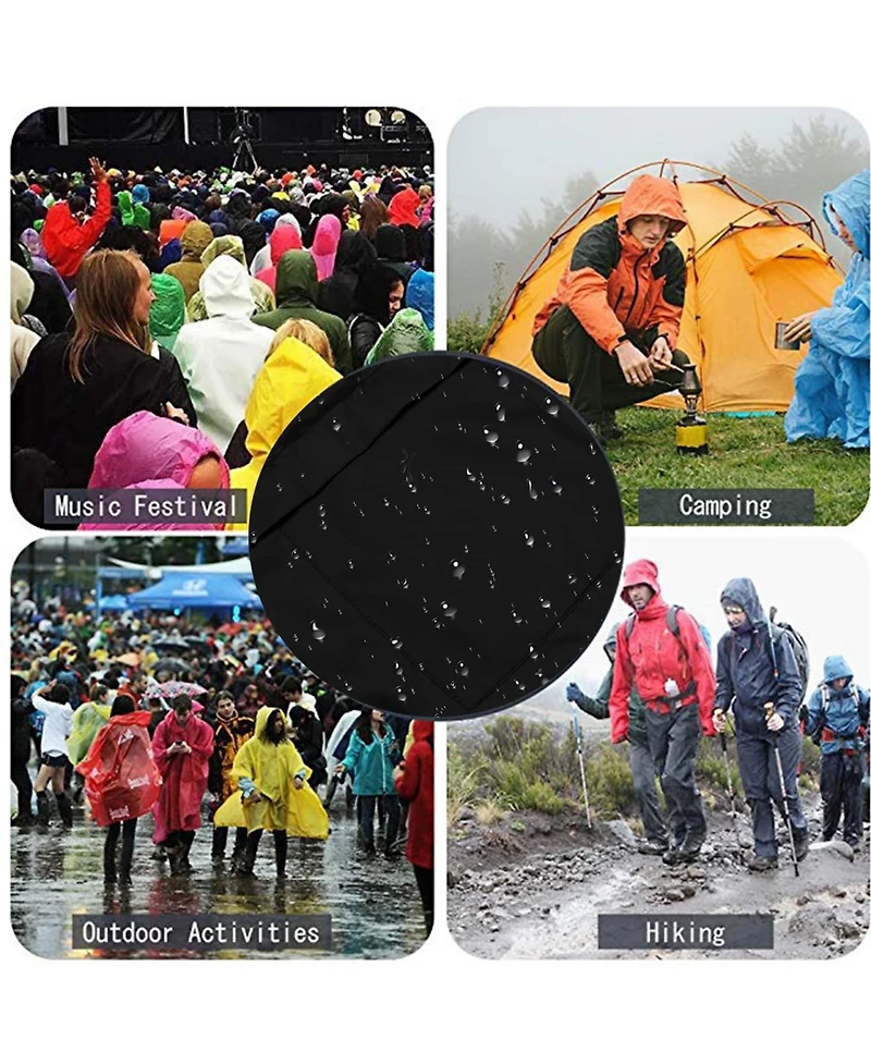 Piscifun Women's Lightweight Waterproof Packable Rain Jacket Windproof Hooded With Pockets For Travel Outdoor