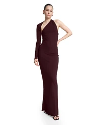 Marcella Women's Manhattan Asymmetric One-Shoulder Evening Gown