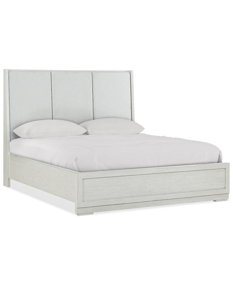 Matrix Upholstered Panel Queen Bed, Macy's Exclusive